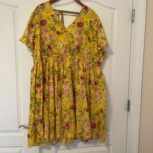 Terra & Sky Dress 4x Floral